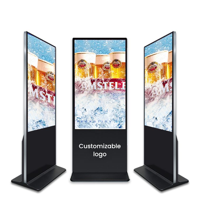 Custom-logo floor-standing digital signage kiosk OEM